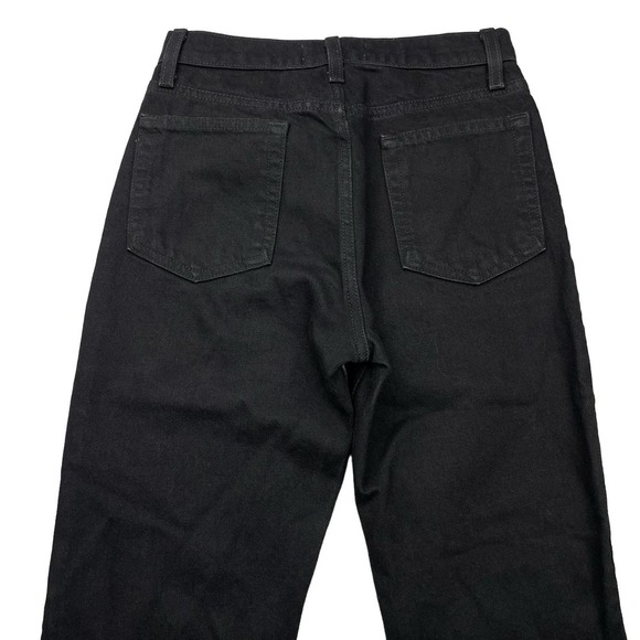AMERICAN APPAREL Straight Leg Jean Sz 24 Black - Picture 5 of 5